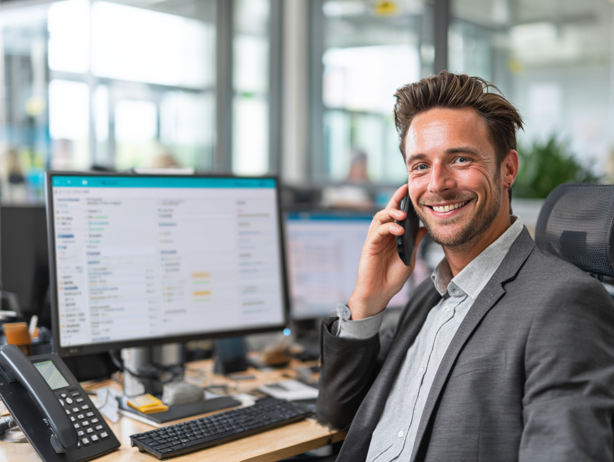 Soundproofing consultant scheduling a free server room acoustic assessment by phone